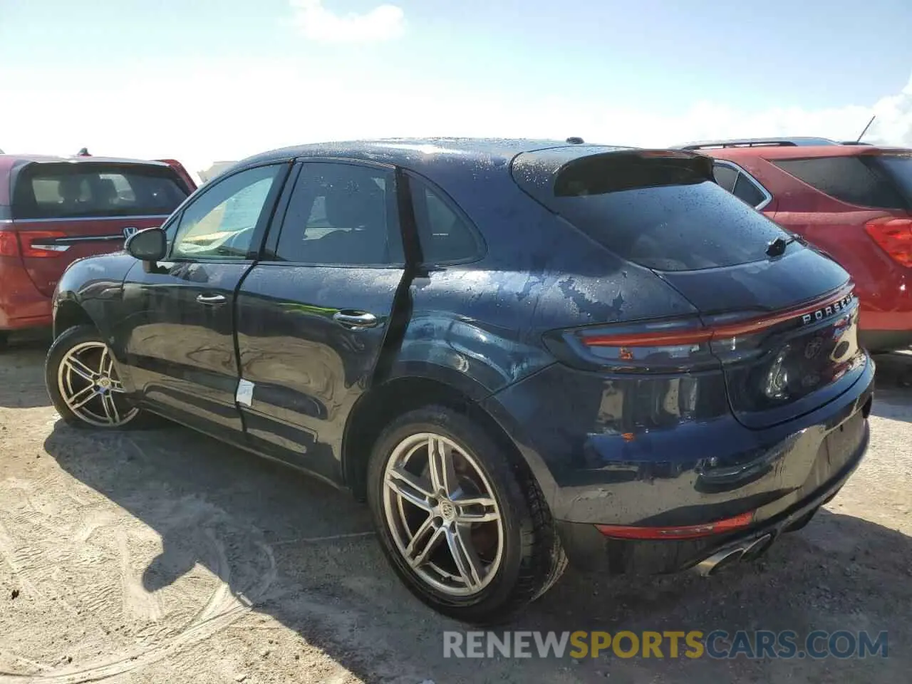 2 Photograph of a damaged car WP1AB2A56MLB33045 PORSCHE MACAN 2021