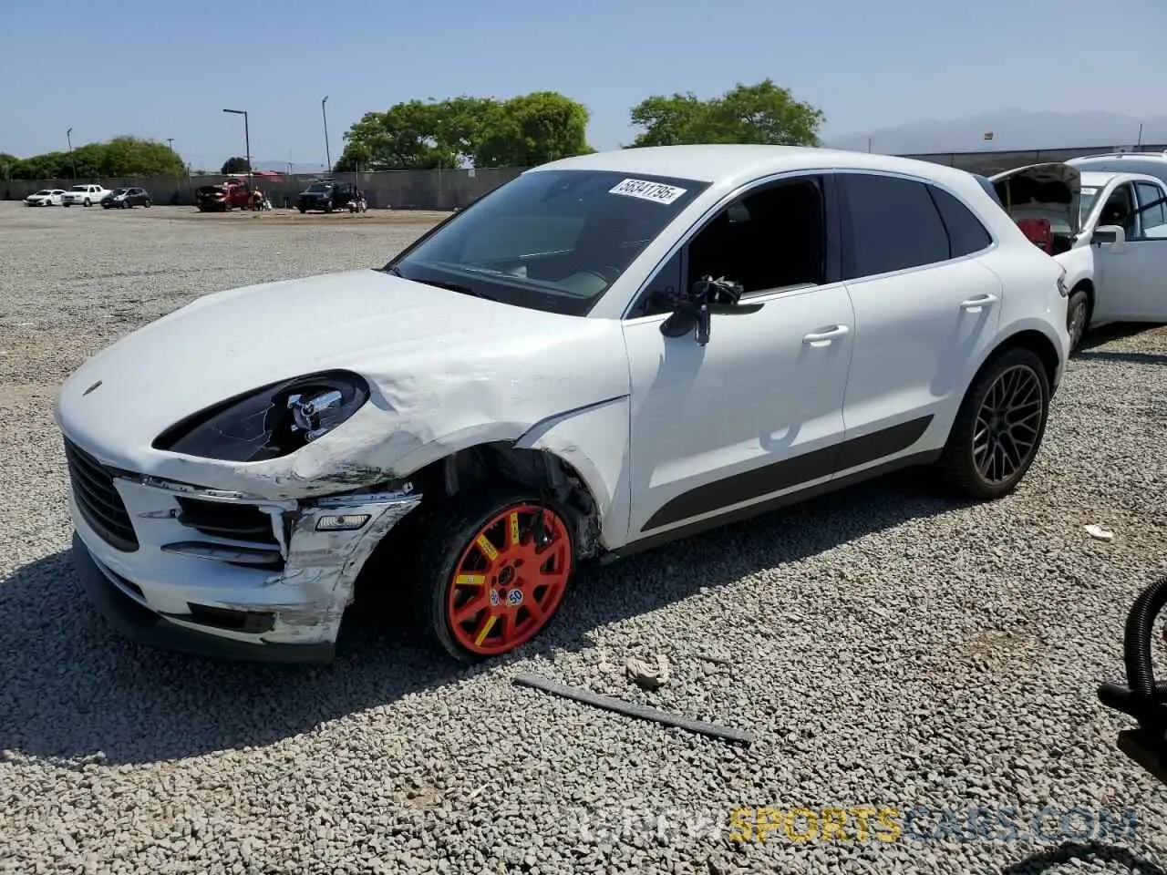 1 Фотография поврежденного автомобиля WP1AB2A59MLB30124 PORSCHE MACAN 2021