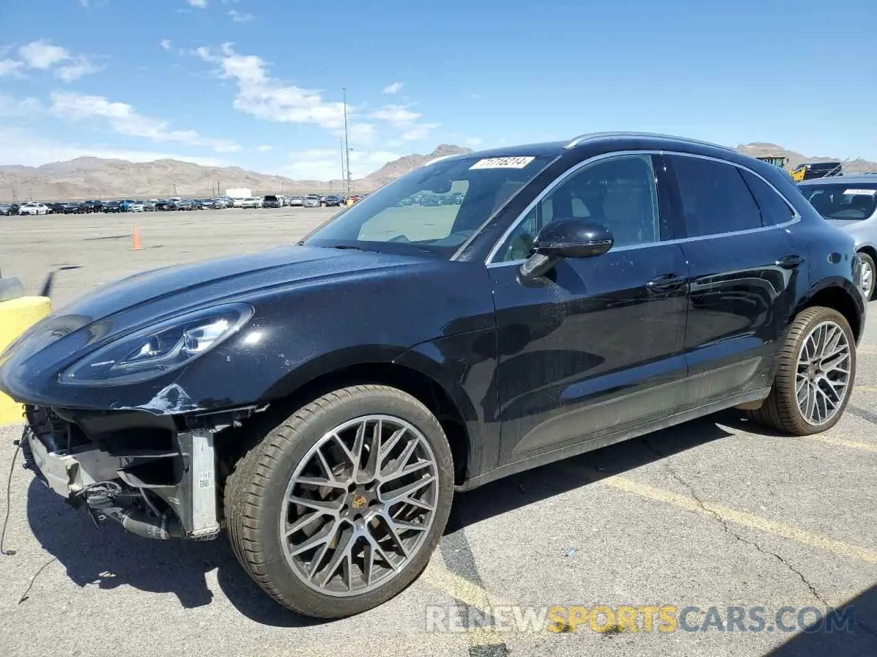 1 Photograph of a damaged car WP1AB2A5XMLB35428 PORSCHE MACAN 2021