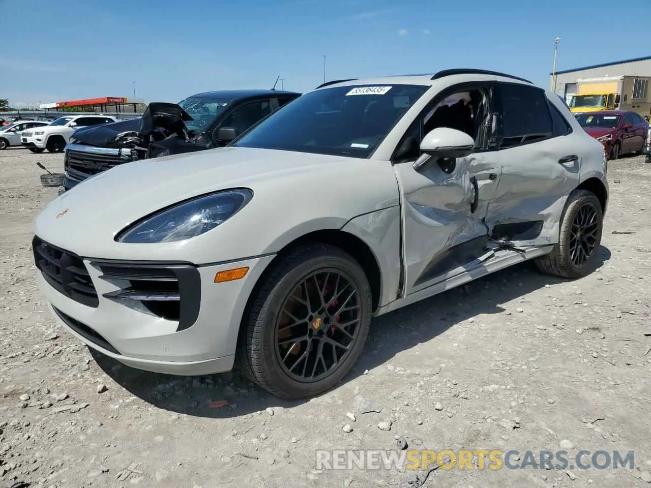 1 Photograph of a damaged car WP1AG2A50MLB52983 PORSCHE MACAN 2021