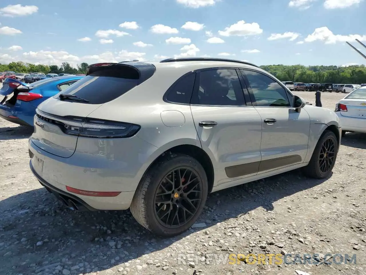 3 Photograph of a damaged car WP1AG2A50MLB52983 PORSCHE MACAN 2021