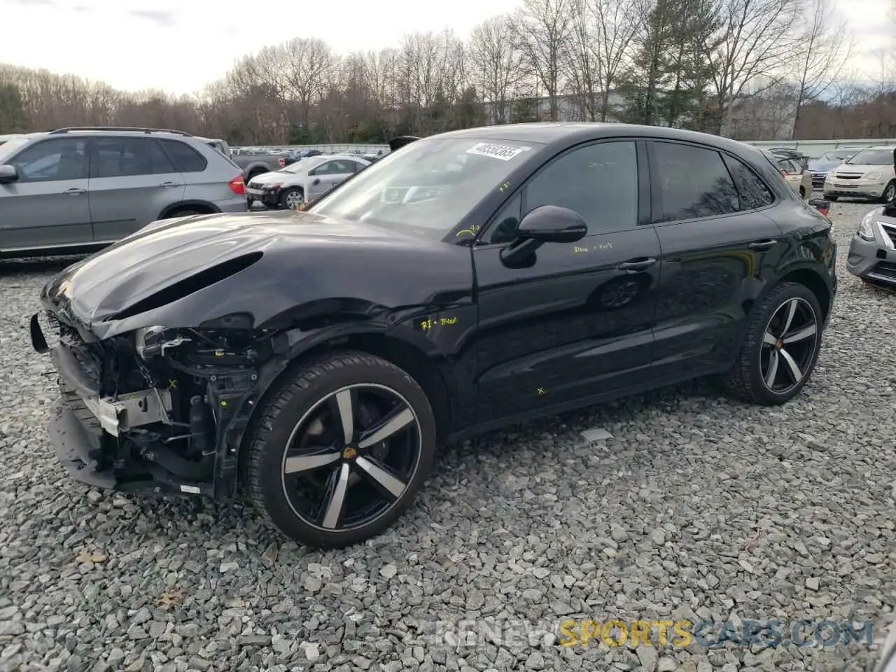 1 Photograph of a damaged car WP1AA2A51NLB00488 PORSCHE MACAN 2022