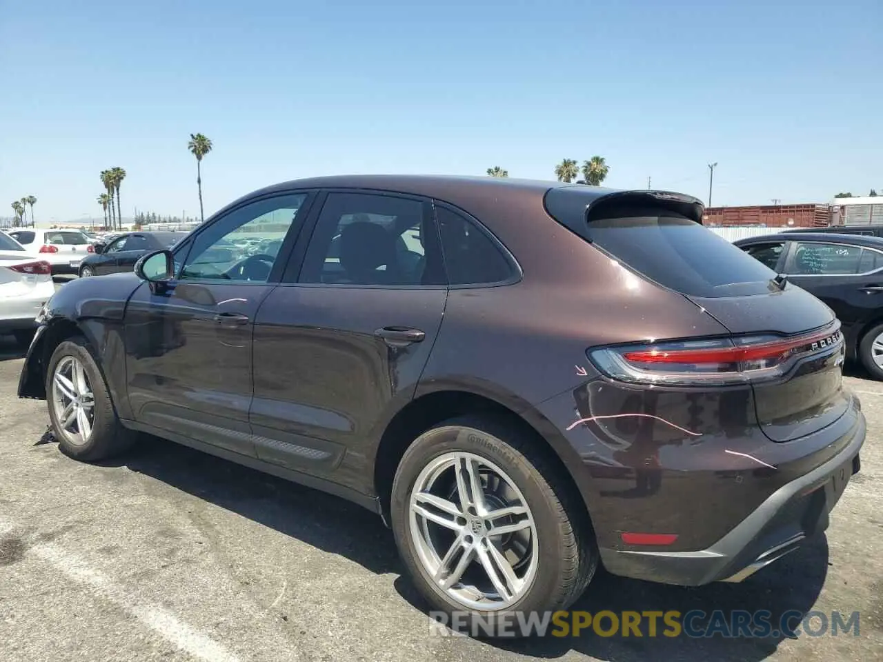 2 Photograph of a damaged car WP1AA2A51NLB04007 PORSCHE MACAN 2022