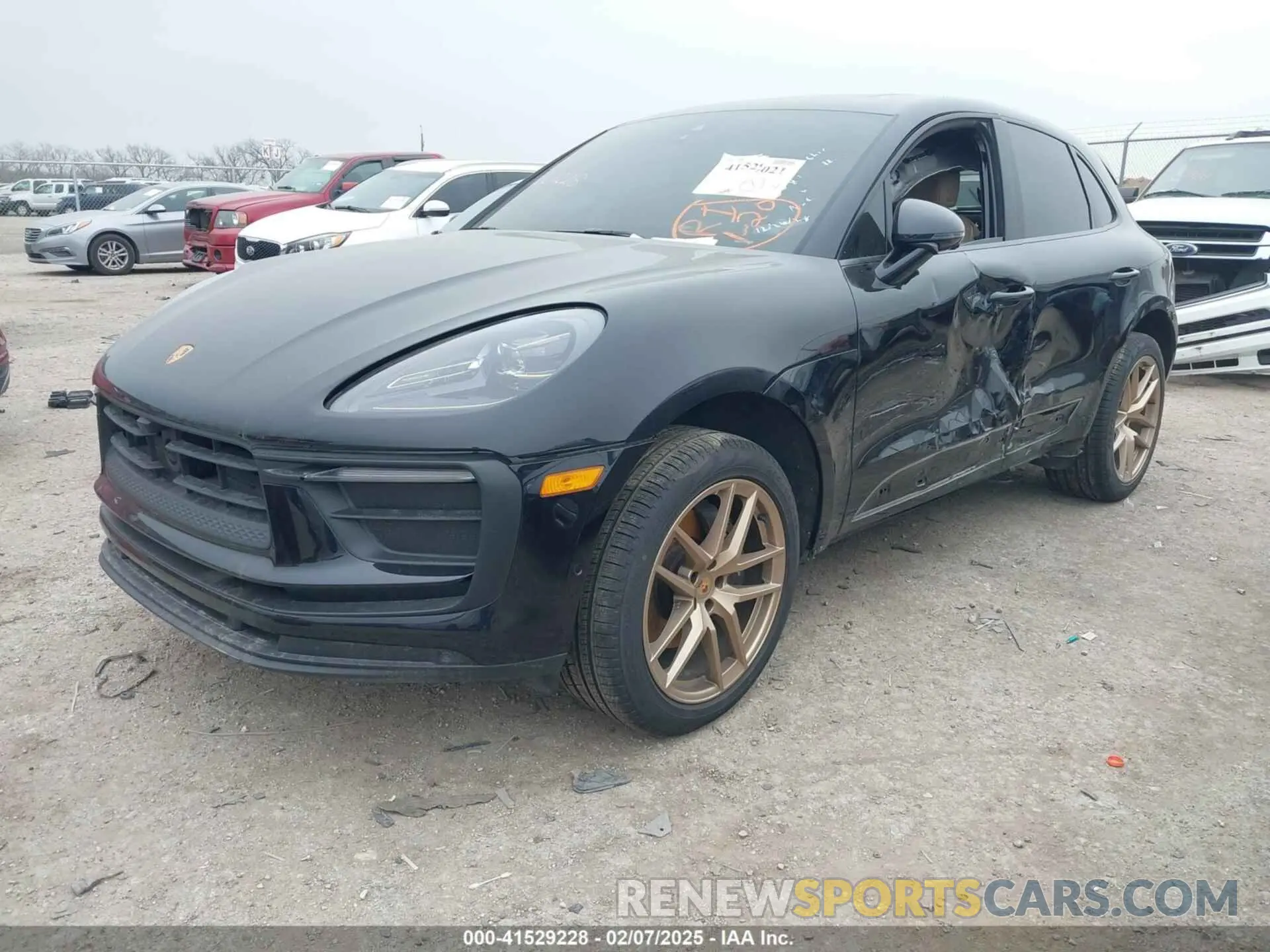 2 Photograph of a damaged car WP1AA2A52NLB06879 PORSCHE MACAN 2022