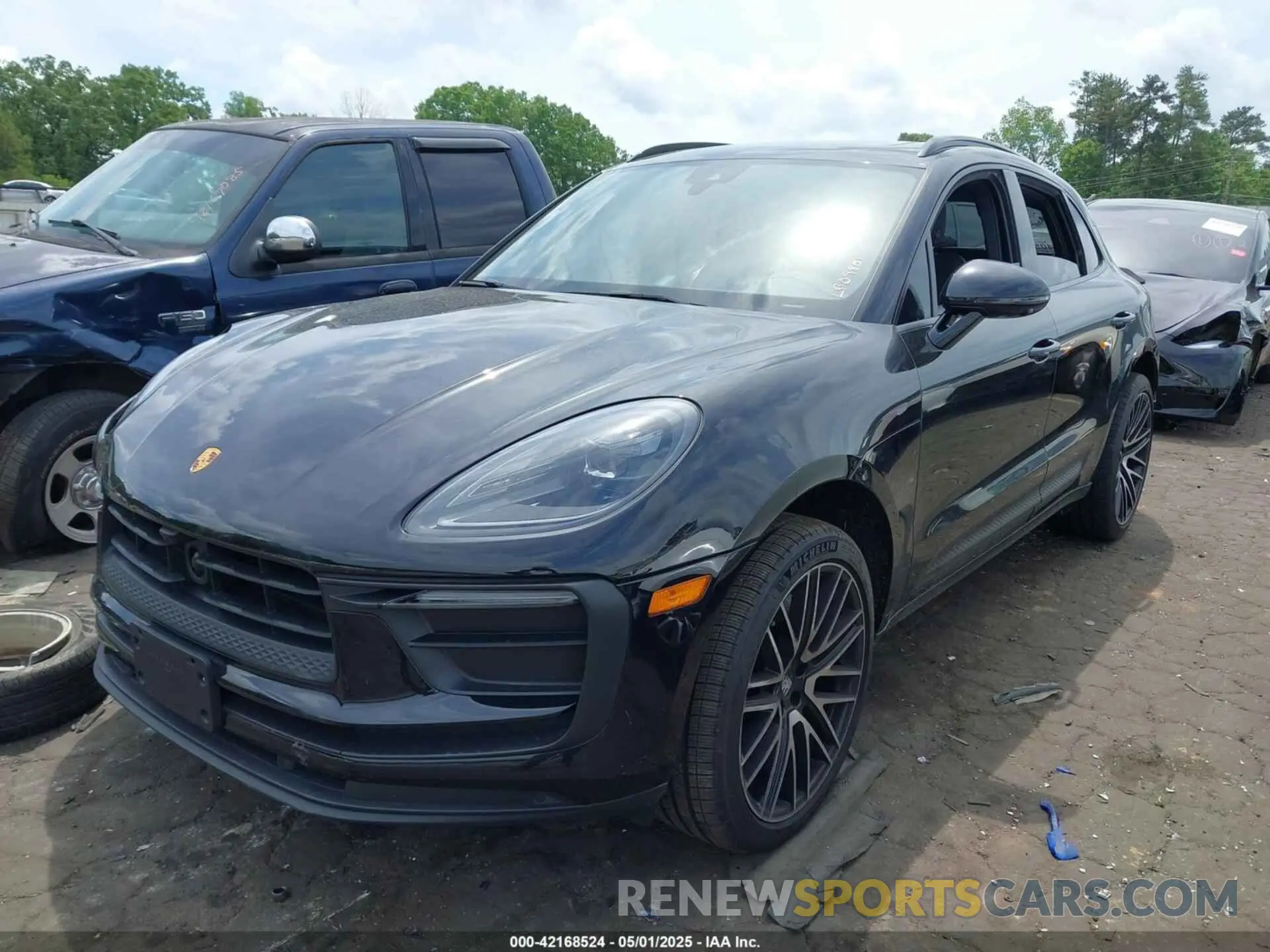 2 Photograph of a damaged car WP1AA2A52NLB09801 PORSCHE MACAN 2022