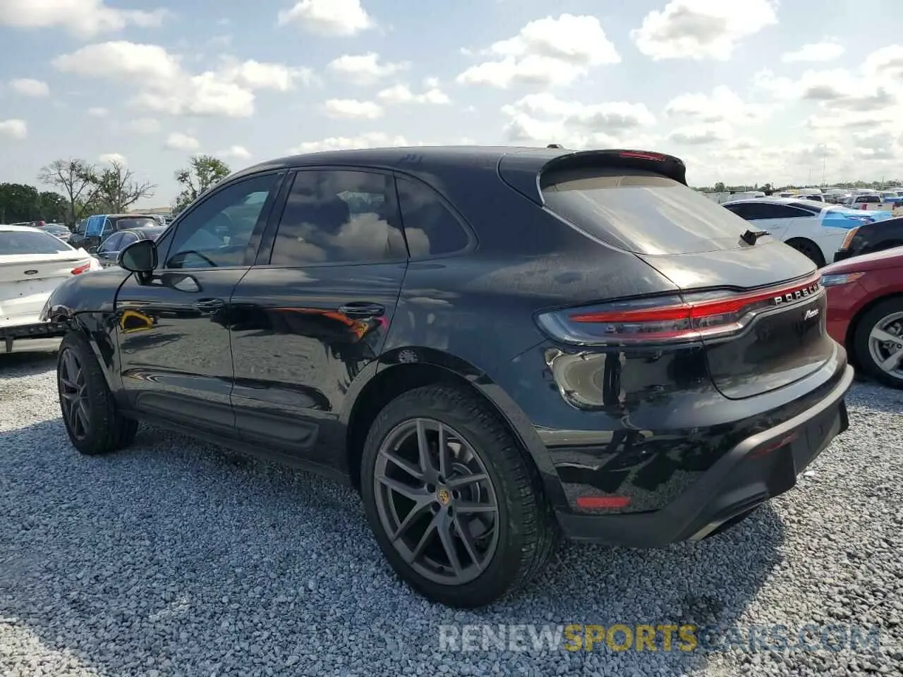 2 Photograph of a damaged car WP1AA2A56NLB09932 PORSCHE MACAN 2022