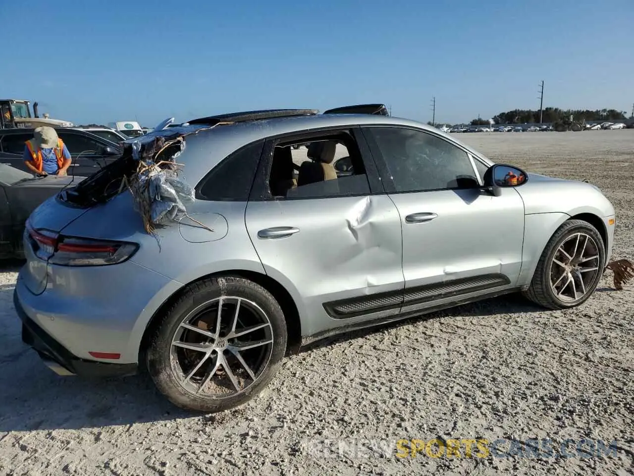 3 Photograph of a damaged car WP1AA2A5XNLB04636 PORSCHE MACAN 2022