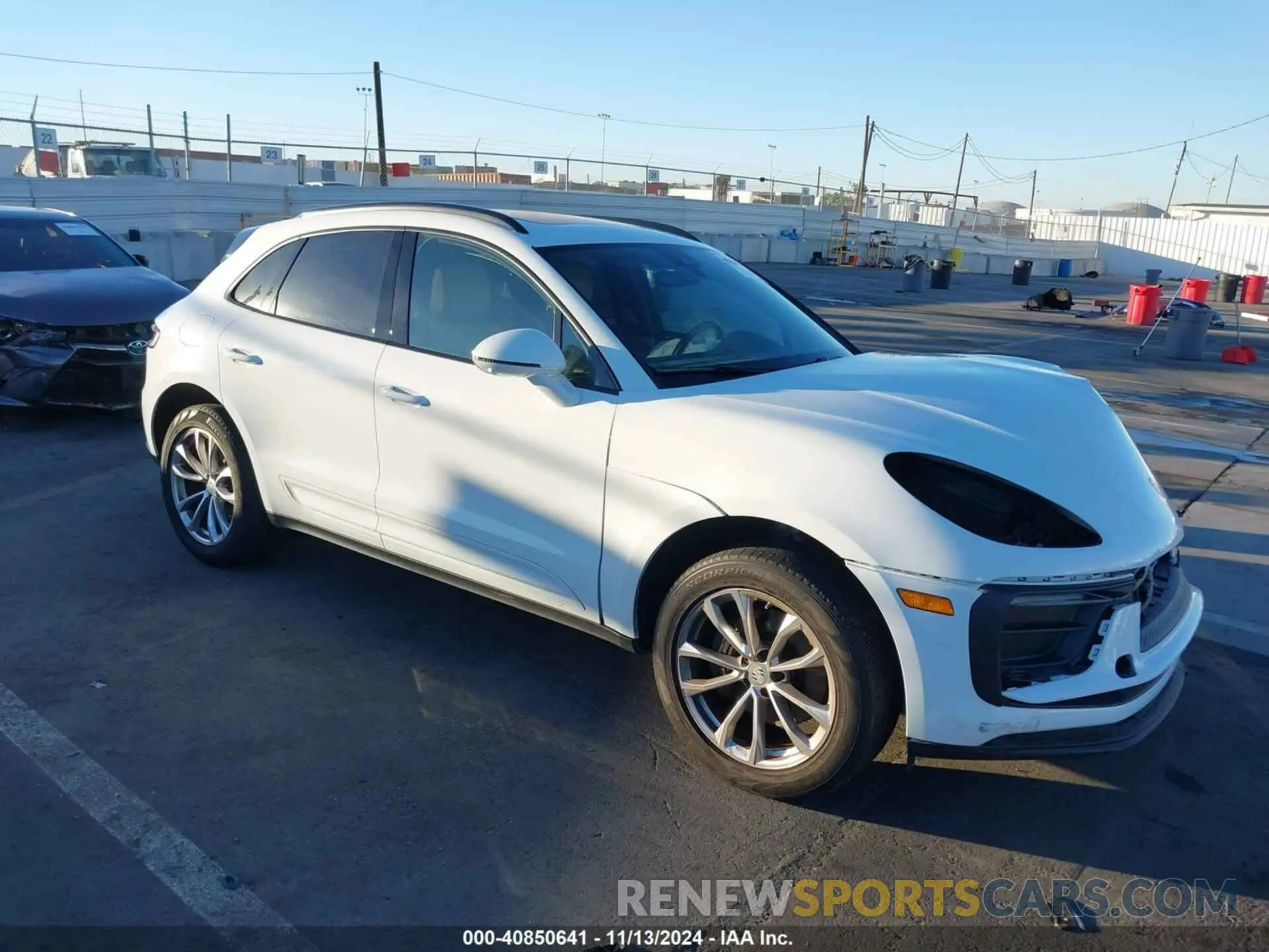 1 Photograph of a damaged car WP1AA2A5XNLB07407 PORSCHE MACAN 2022