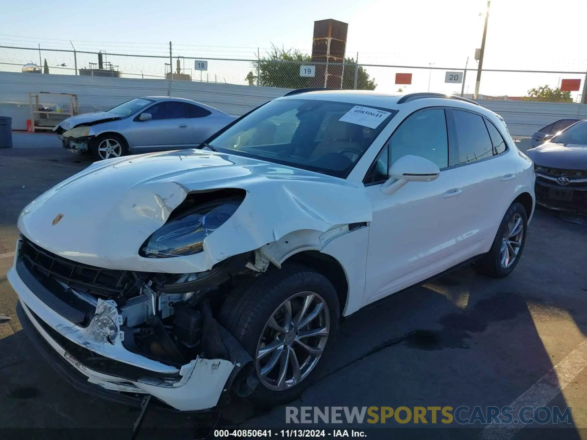 2 Photograph of a damaged car WP1AA2A5XNLB07407 PORSCHE MACAN 2022