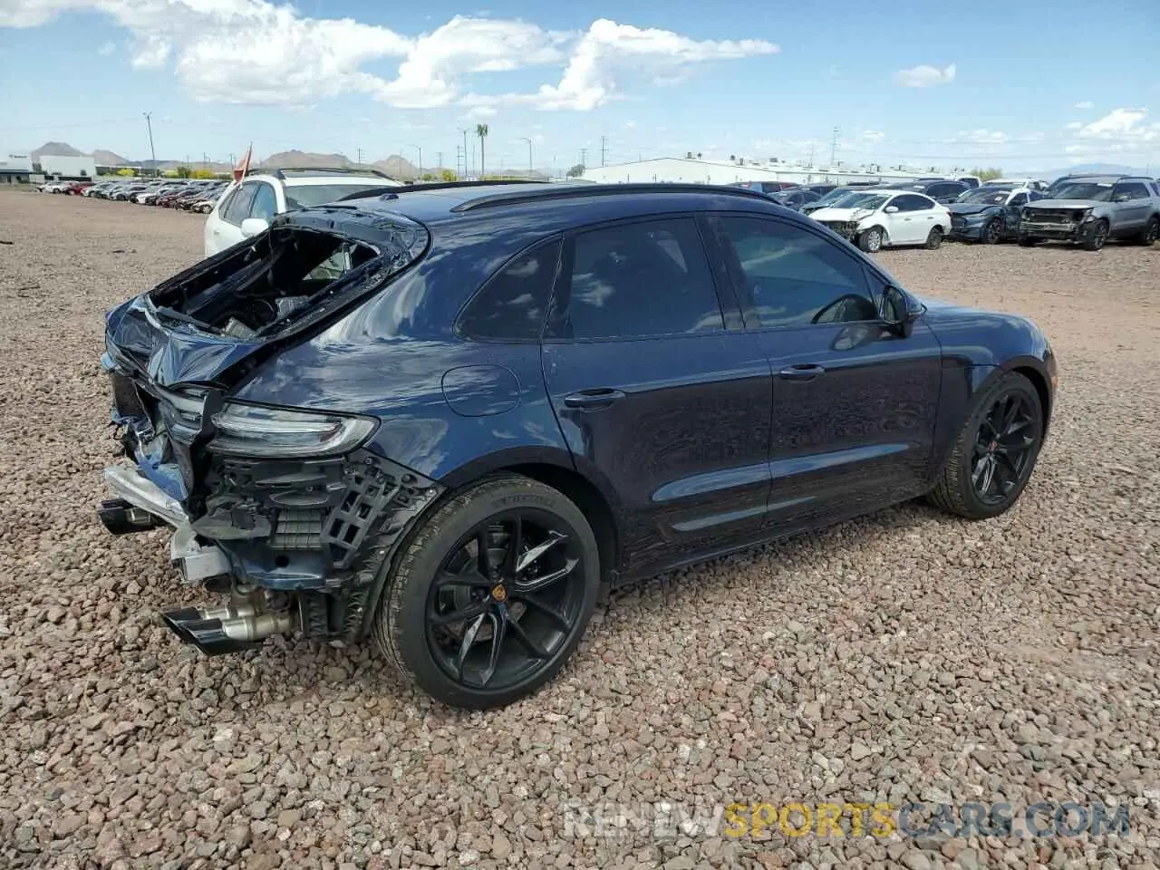 3 Фотография поврежденного автомобиля WP1AF2A5XNLB31384 PORSCHE MACAN 2022