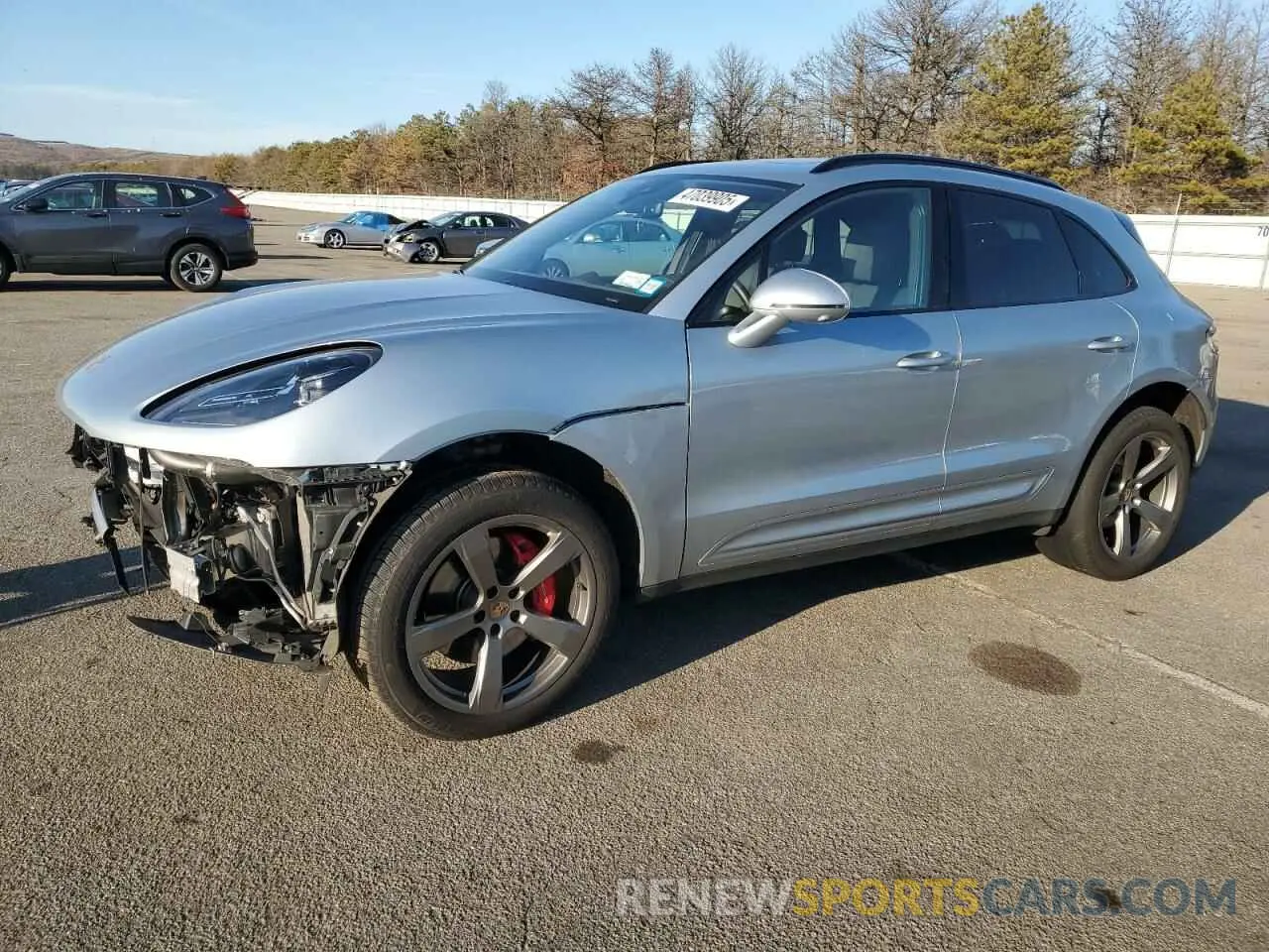 1 Photograph of a damaged car WP1AG2A56NLB24641 PORSCHE MACAN 2022