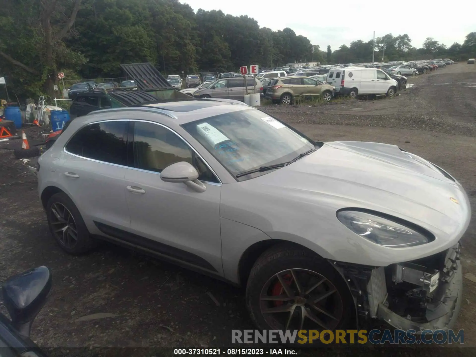 14 Photograph of a damaged car WP1AG2A59NLB24102 PORSCHE MACAN 2022