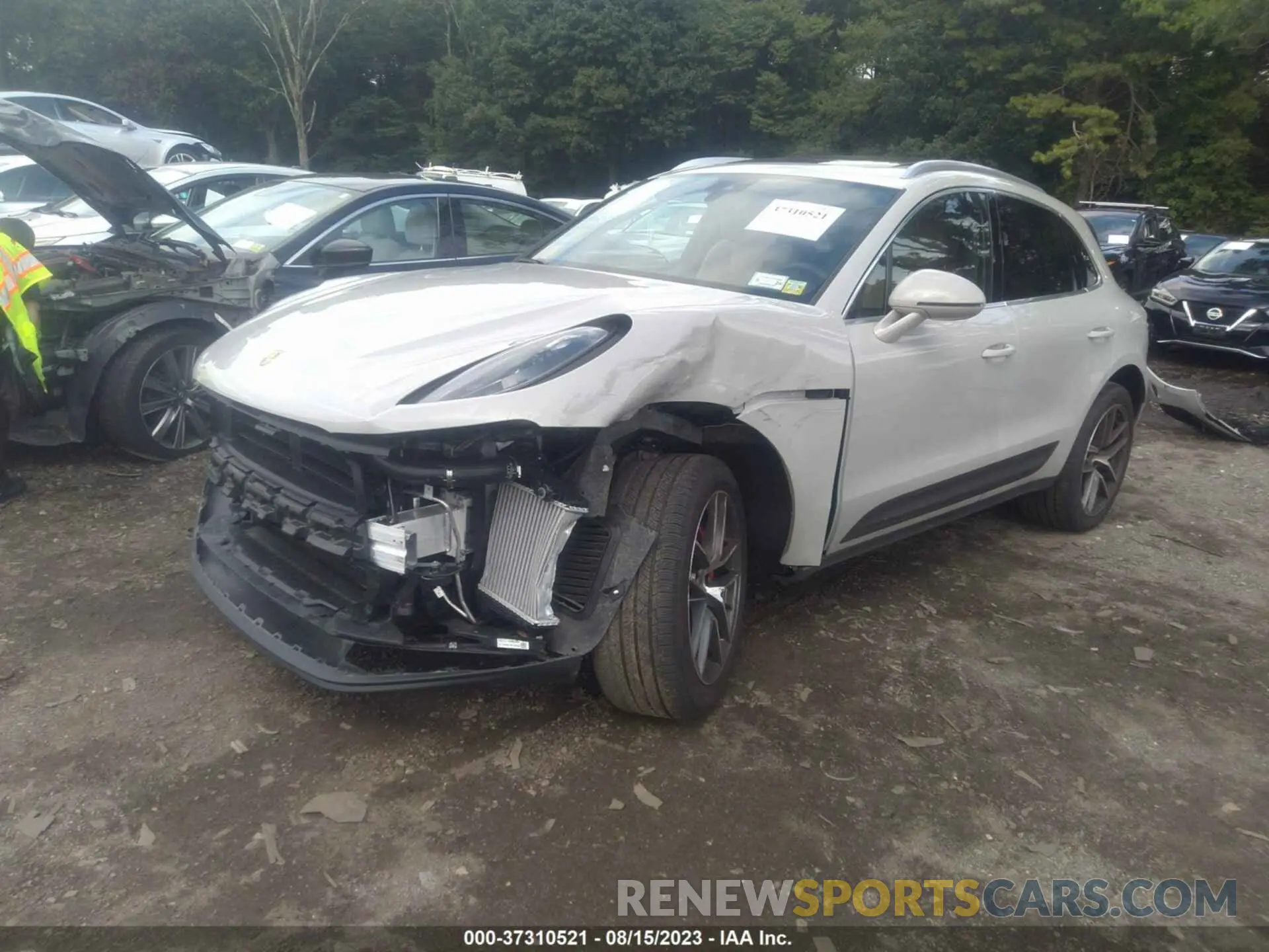 2 Photograph of a damaged car WP1AG2A59NLB24102 PORSCHE MACAN 2022