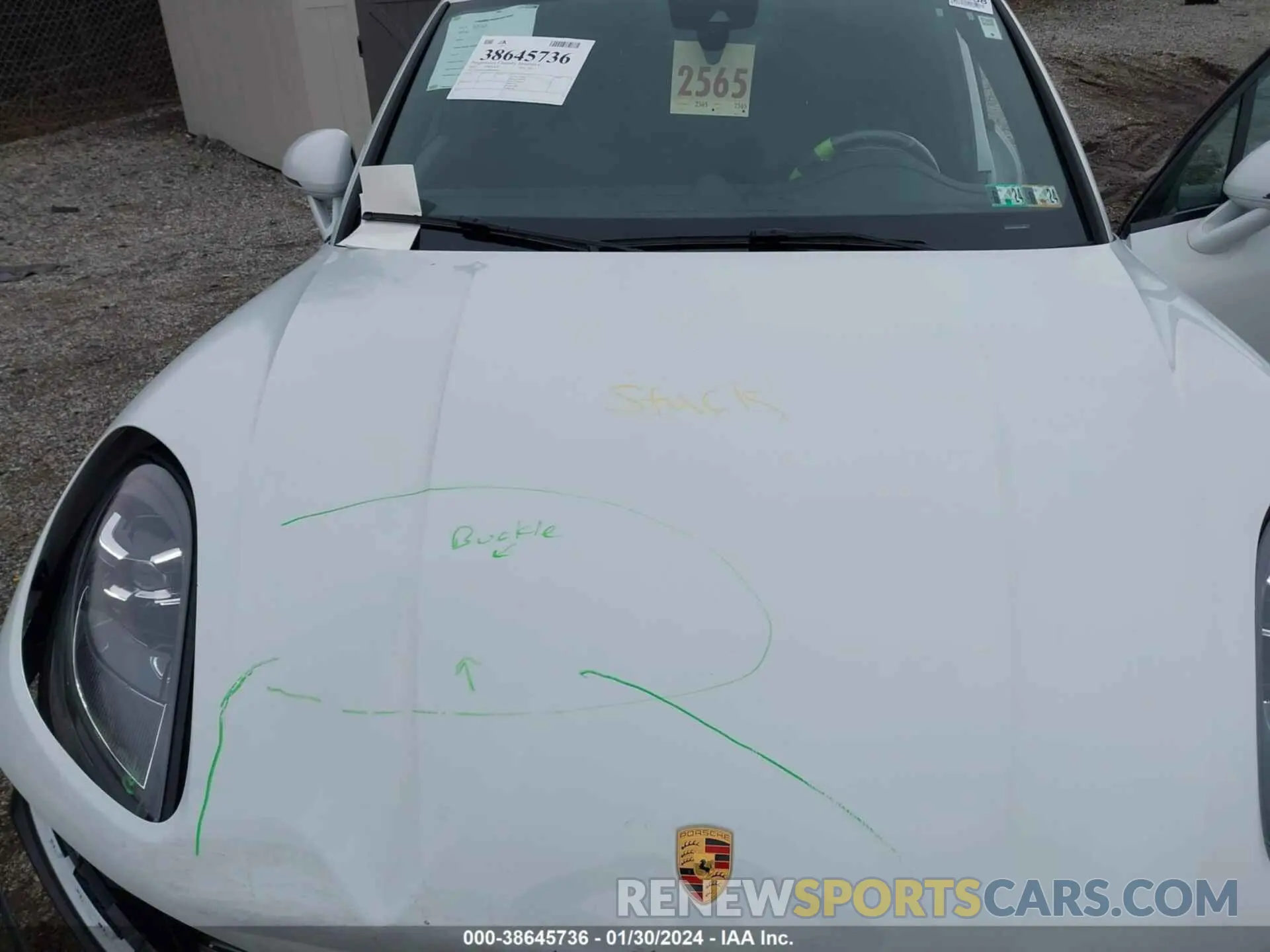 10 Photograph of a damaged car WP1AA2A55PLB19788 PORSCHE MACAN 2023