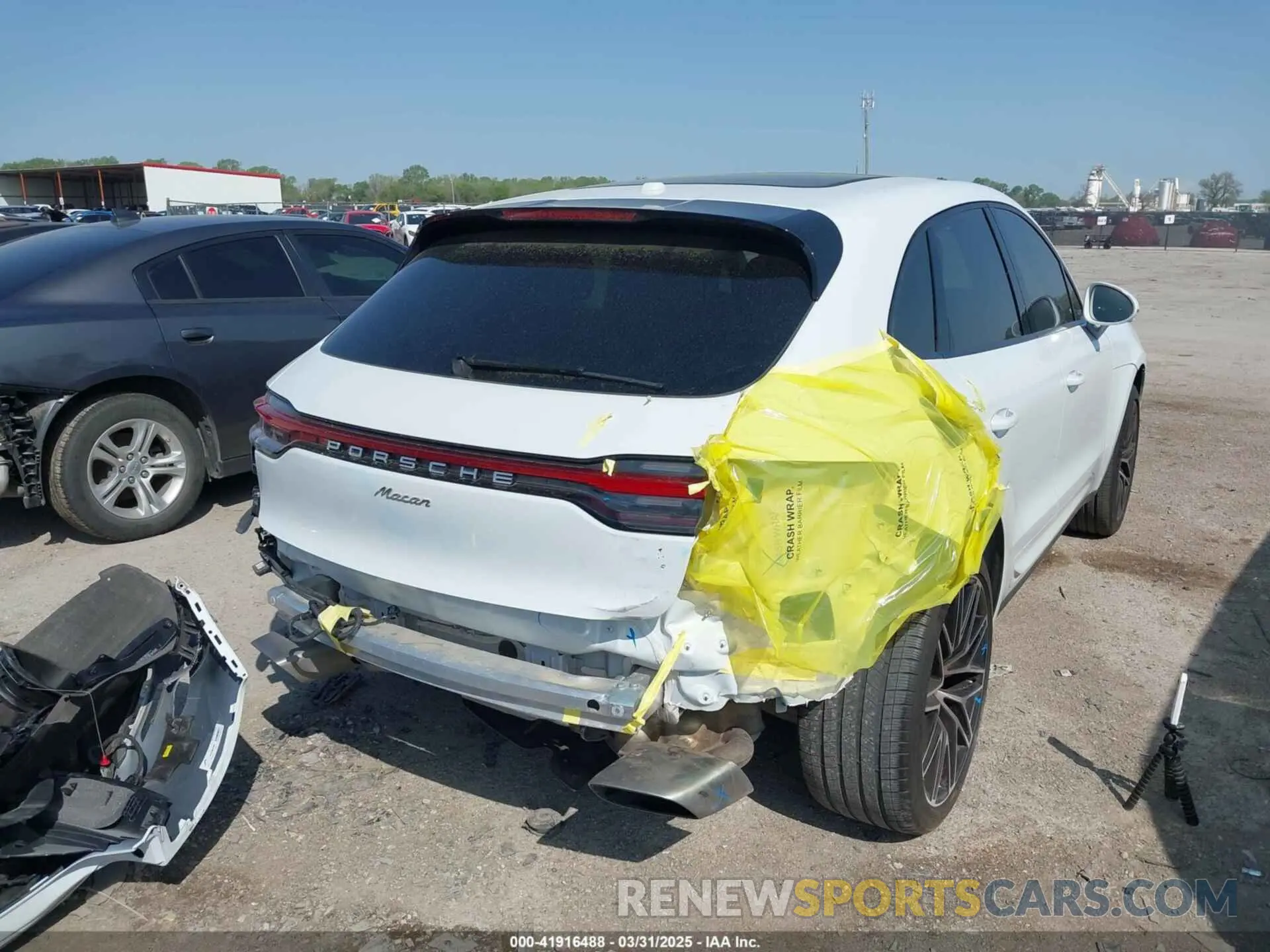 4 Photograph of a damaged car WP1AA2A57PLB21266 PORSCHE MACAN 2023