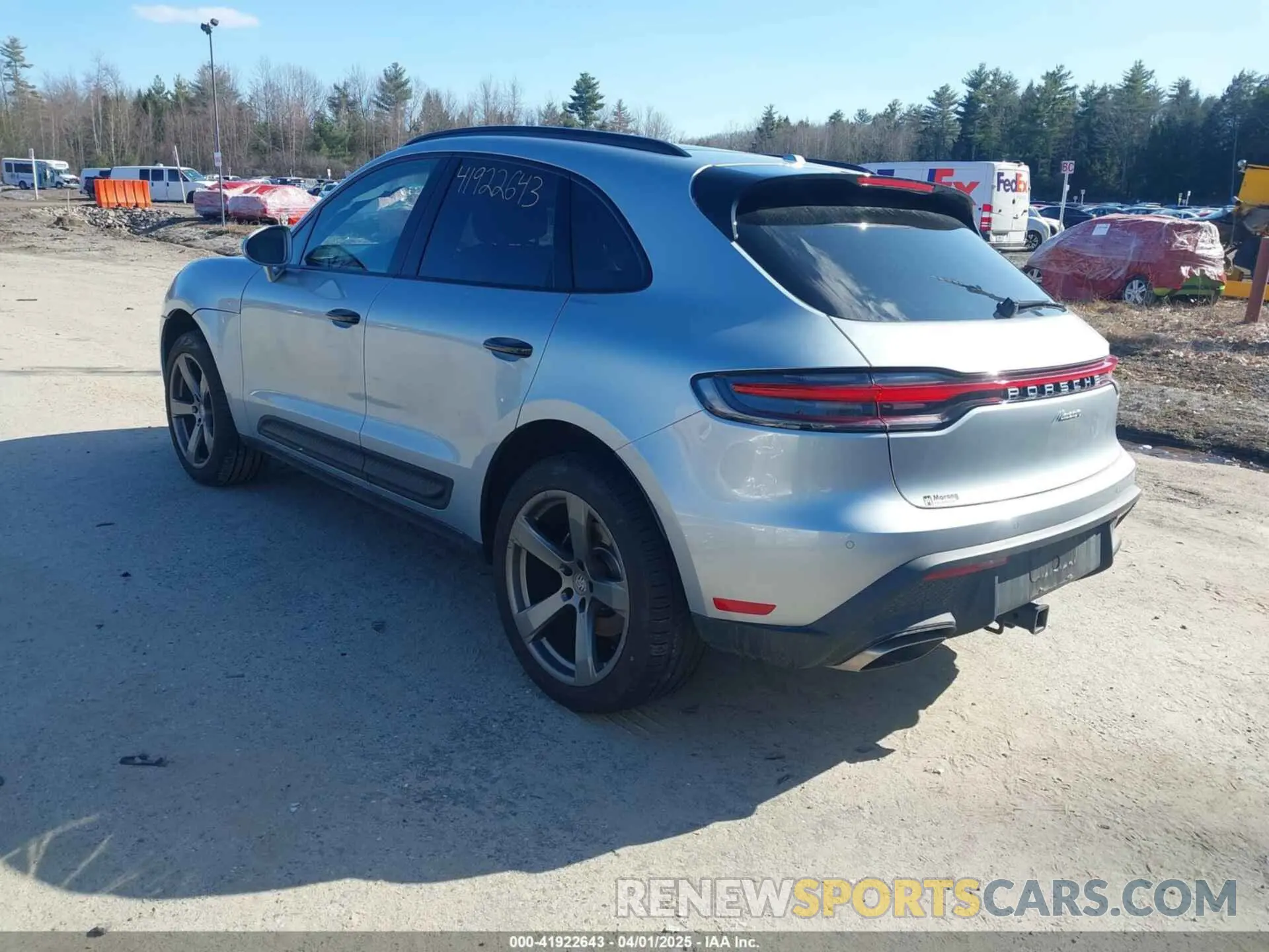 3 Photograph of a damaged car WP1AA2A59PLB15307 PORSCHE MACAN 2023
