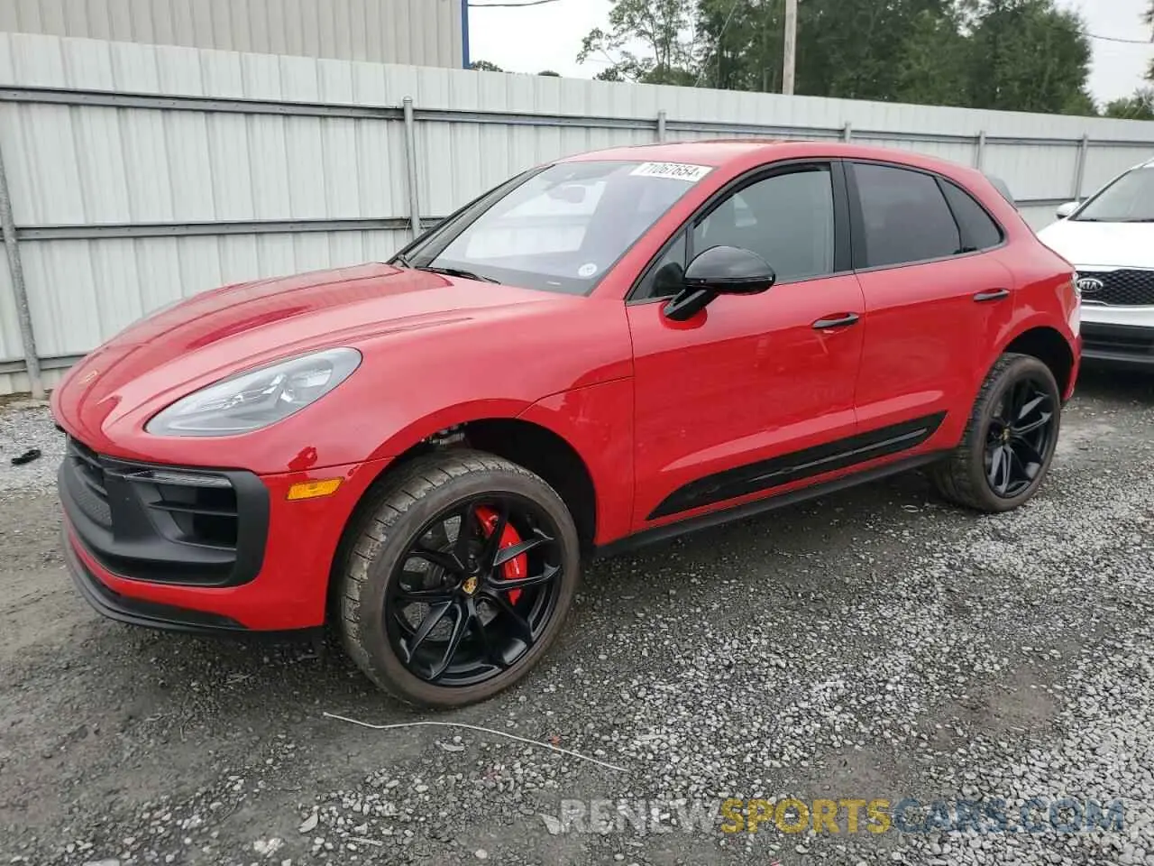 1 Photograph of a damaged car WP1AF2A52PLB56895 PORSCHE MACAN 2023