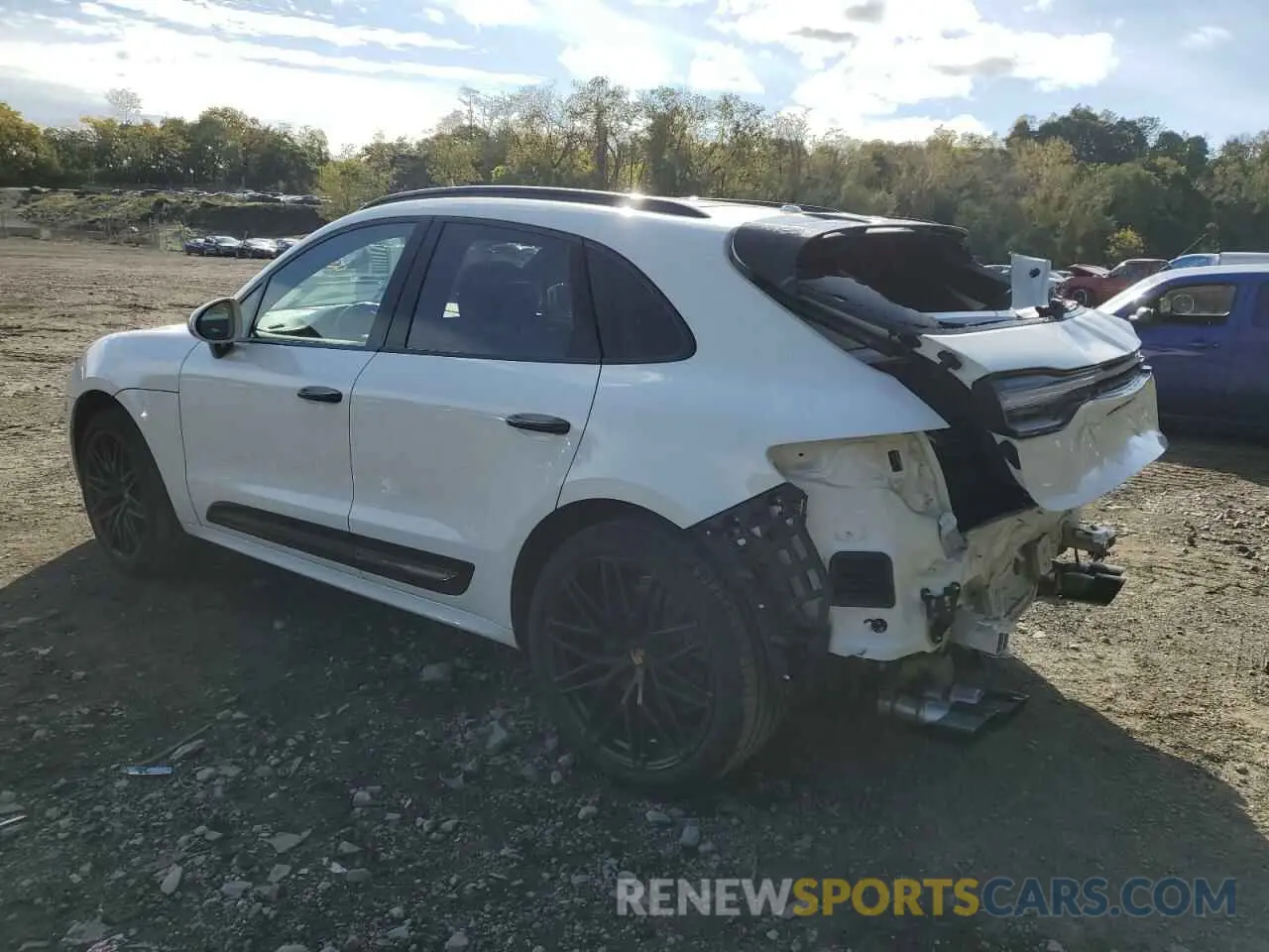 2 Фотография поврежденного автомобиля WP1AF2A55PLB55014 PORSCHE MACAN 2023