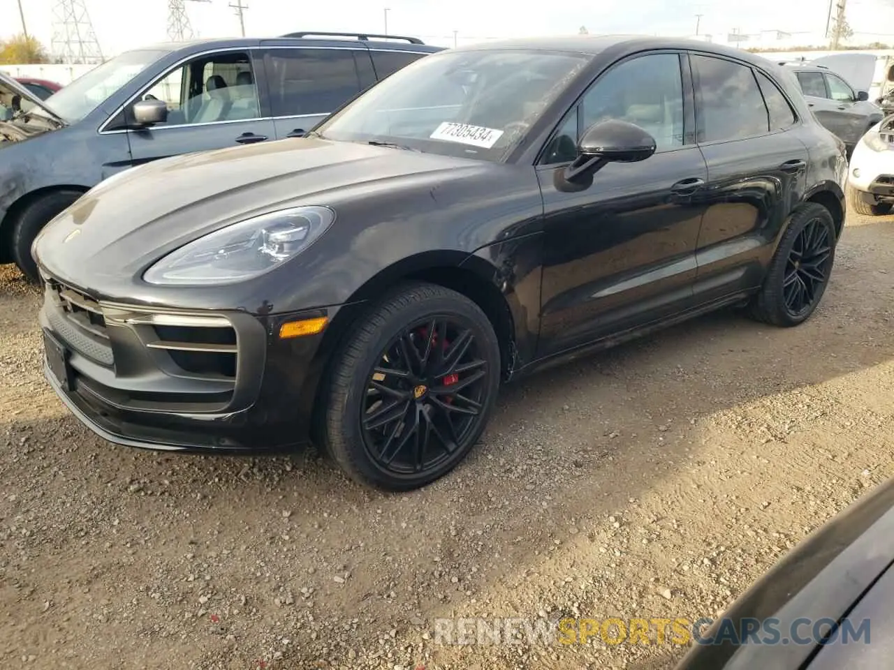 1 Photograph of a damaged car WP1AF2A5XPLB57440 PORSCHE MACAN 2023