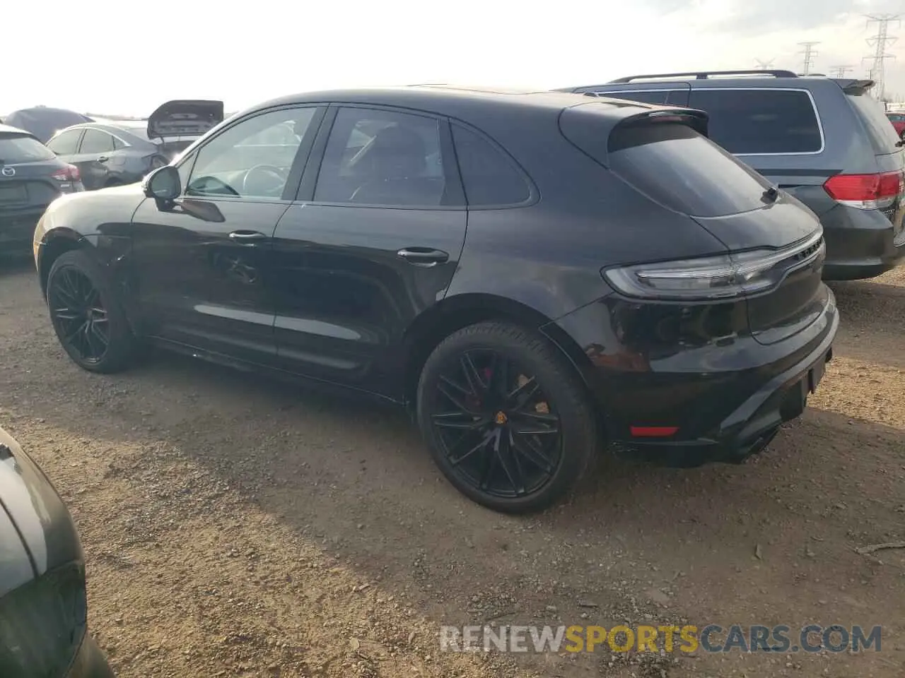 2 Photograph of a damaged car WP1AF2A5XPLB57440 PORSCHE MACAN 2023