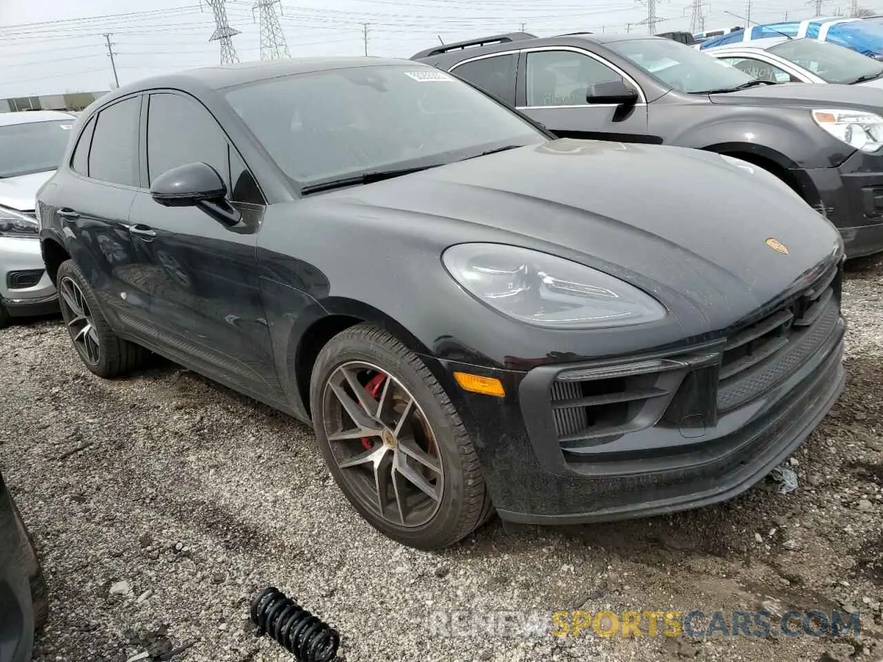 4 Фотография поврежденного автомобиля WP1AG2A51PLB41933 PORSCHE MACAN 2023
