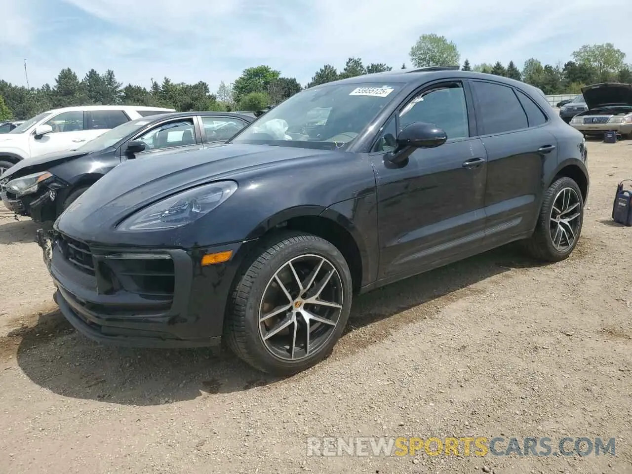 1 Photograph of a damaged car WP1AG2A55PLB35553 PORSCHE MACAN 2023