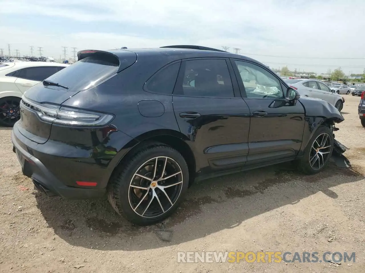 3 Photograph of a damaged car WP1AG2A55PLB35553 PORSCHE MACAN 2023