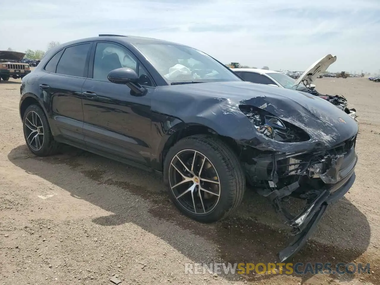 4 Photograph of a damaged car WP1AG2A55PLB35553 PORSCHE MACAN 2023