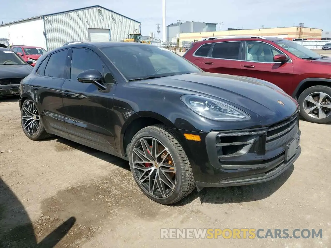 4 Photograph of a damaged car WP1AG2A56PLB38395 PORSCHE MACAN 2023