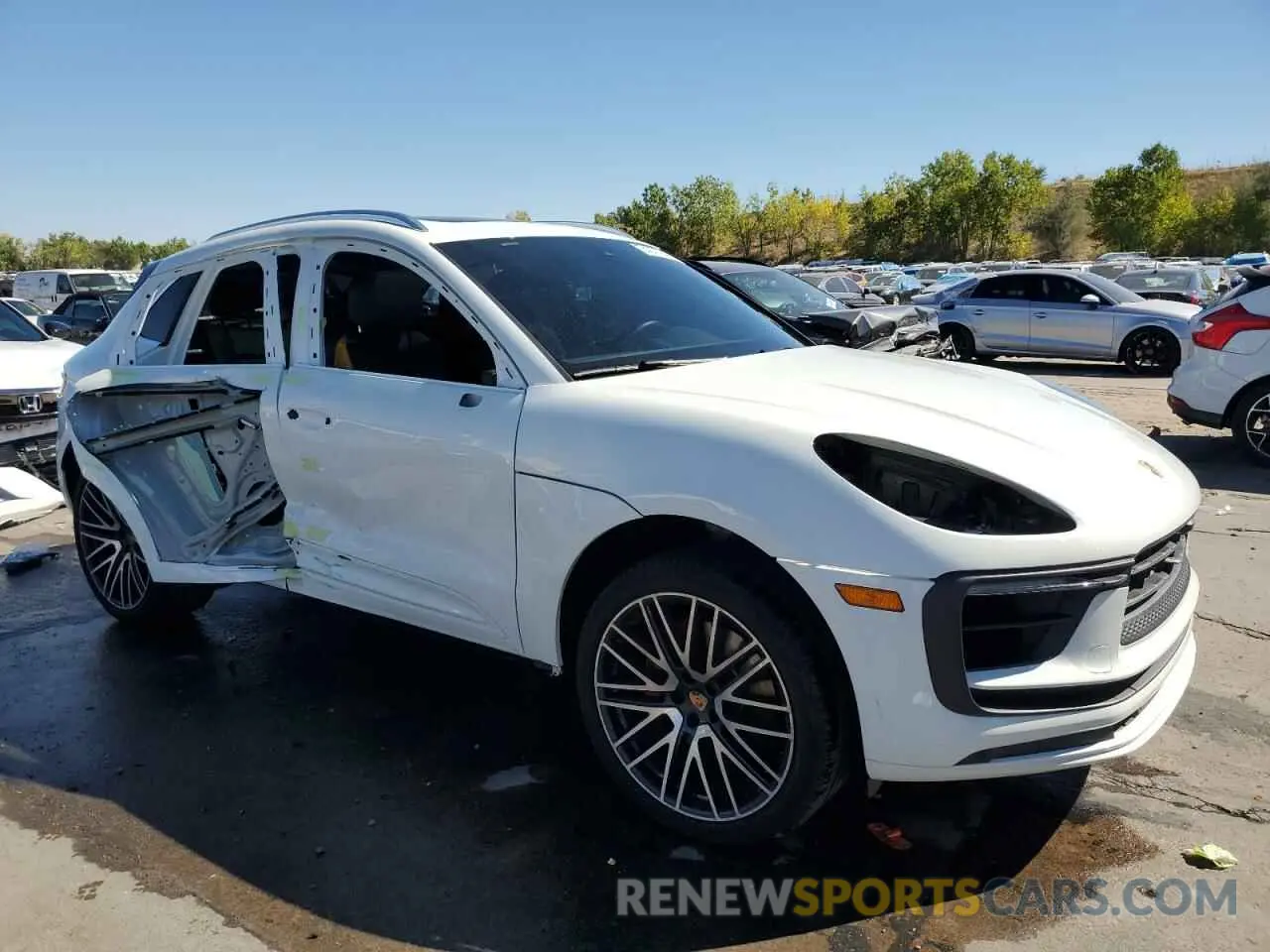 4 Фотография поврежденного автомобиля WP1AG2A57PLB36302 PORSCHE MACAN 2023