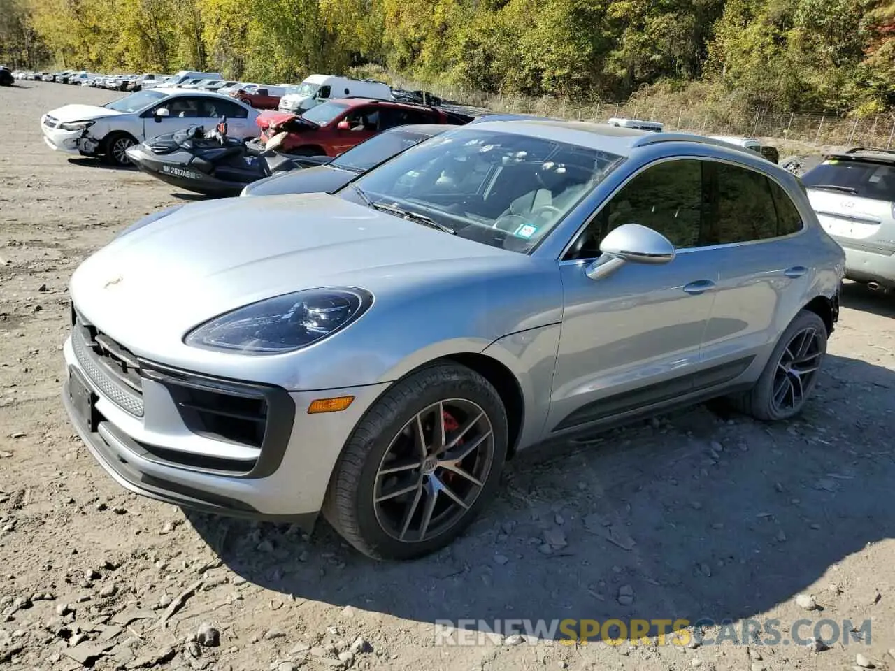 1 Фотография поврежденного автомобиля WP1AG2A58PLB40987 PORSCHE MACAN 2023