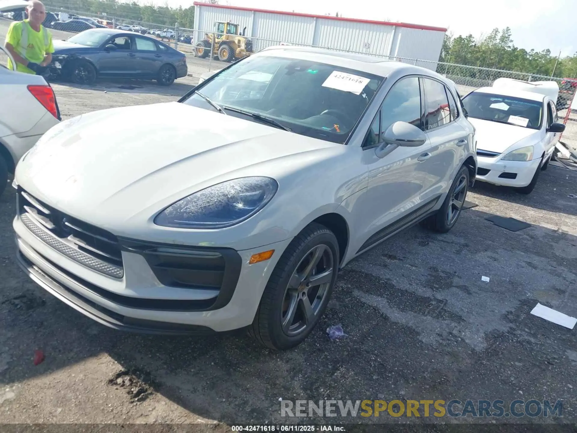 2 Photograph of a damaged car WP1AA2A51RLB04370 PORSCHE MACAN 2024