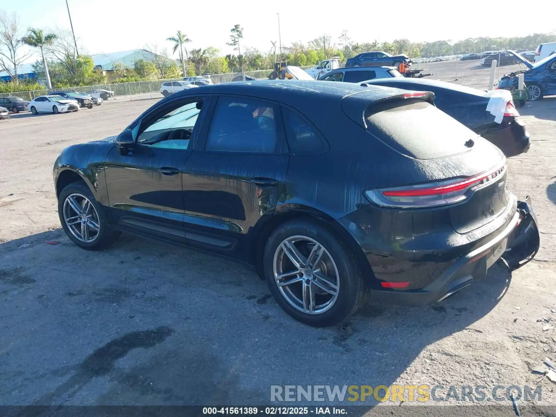 14 Photograph of a damaged car WP1AA2A51RLB13361 PORSCHE MACAN 2024