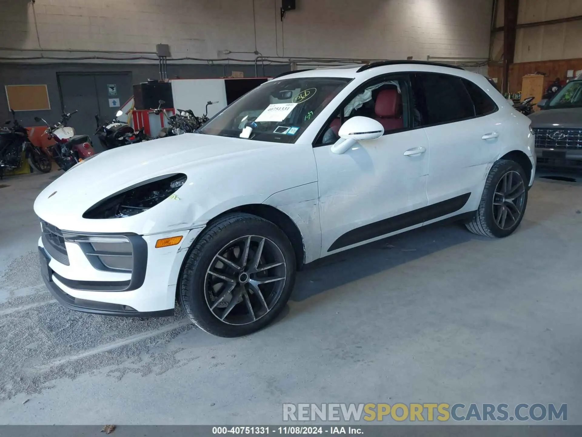2 Photograph of a damaged car WP1AA2A51RLB19466 PORSCHE MACAN 2024