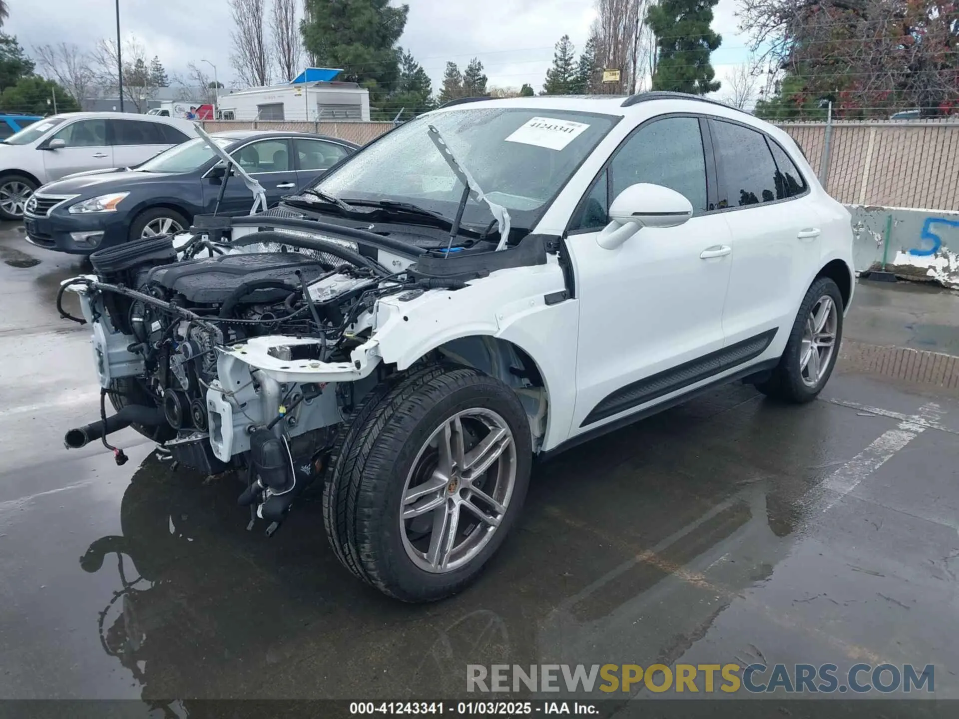 2 Photograph of a damaged car WP1AA2A57RLB12571 PORSCHE MACAN 2024