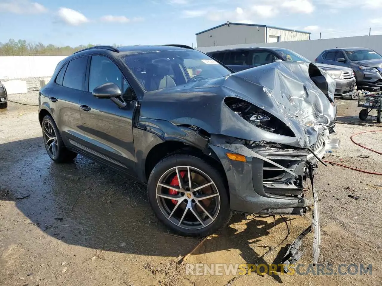 4 Photograph of a damaged car WP1AG2A50RLB35852 PORSCHE MACAN 2024