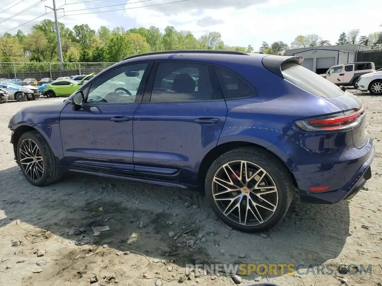 2 Photograph of a damaged car WP1AG2A57RLB36304 PORSCHE MACAN 2024