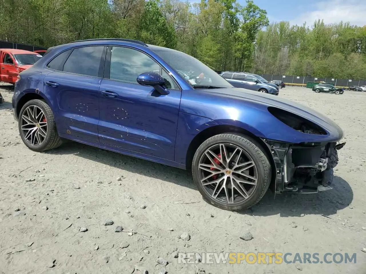 4 Photograph of a damaged car WP1AG2A57RLB36304 PORSCHE MACAN 2024