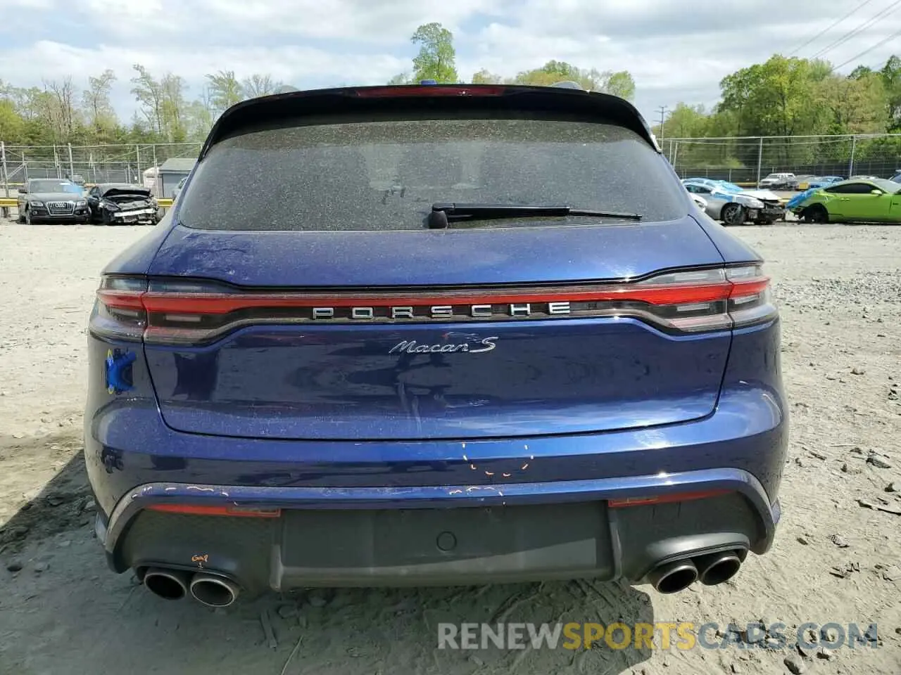 6 Photograph of a damaged car WP1AG2A57RLB36304 PORSCHE MACAN 2024