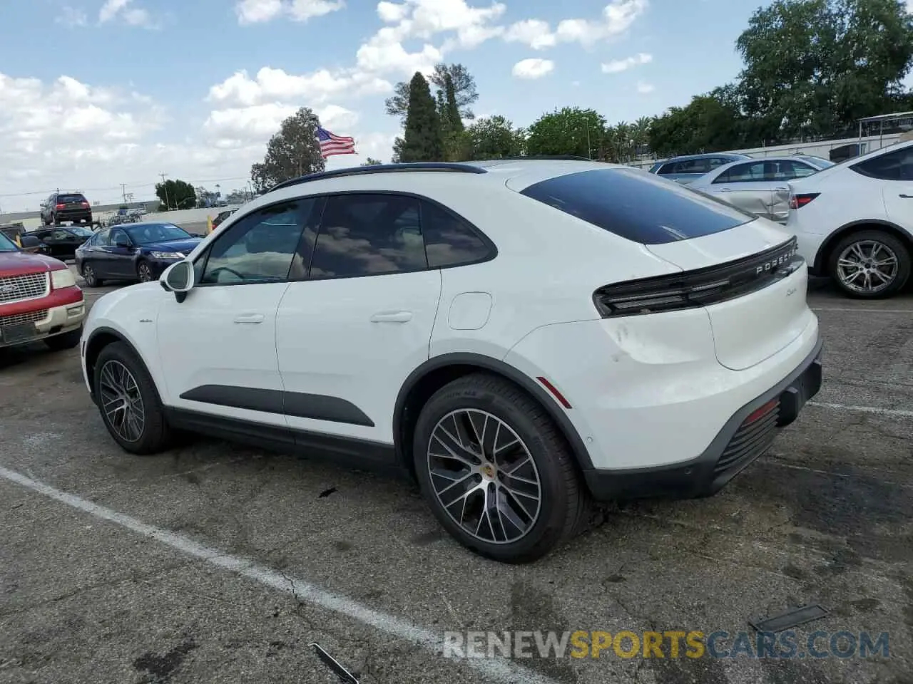 2 Photograph of a damaged car WP1AD2XA5SL075311 PORSCHE MACAN 2025
