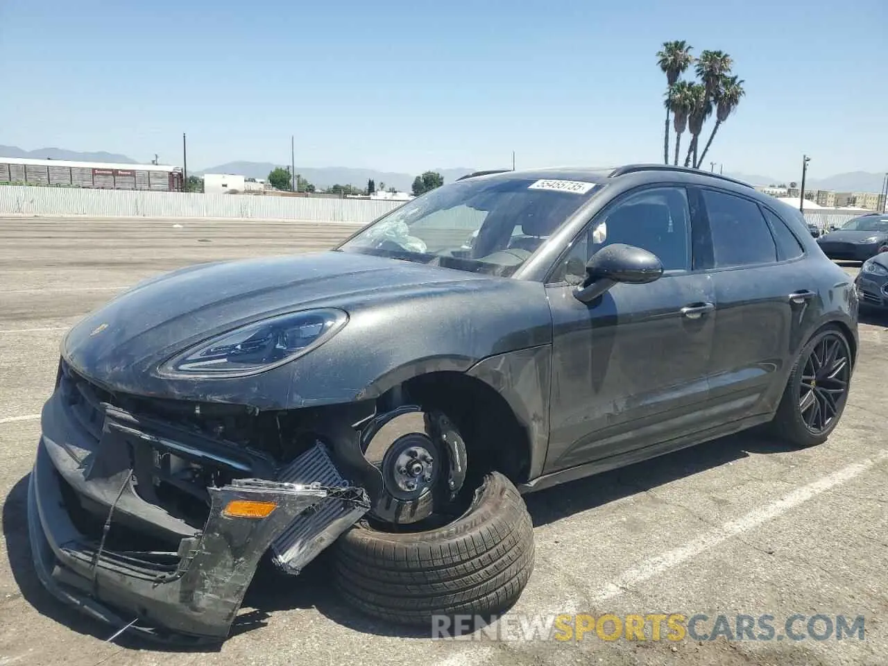 1 Photograph of a damaged car WP1AF2A53SLB50838 PORSCHE MACAN 2025