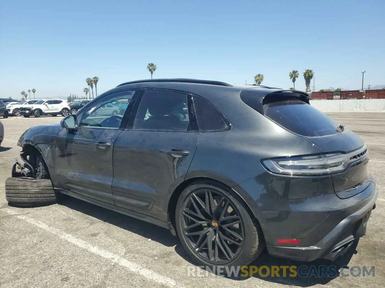 2 Photograph of a damaged car WP1AF2A53SLB50838 PORSCHE MACAN 2025