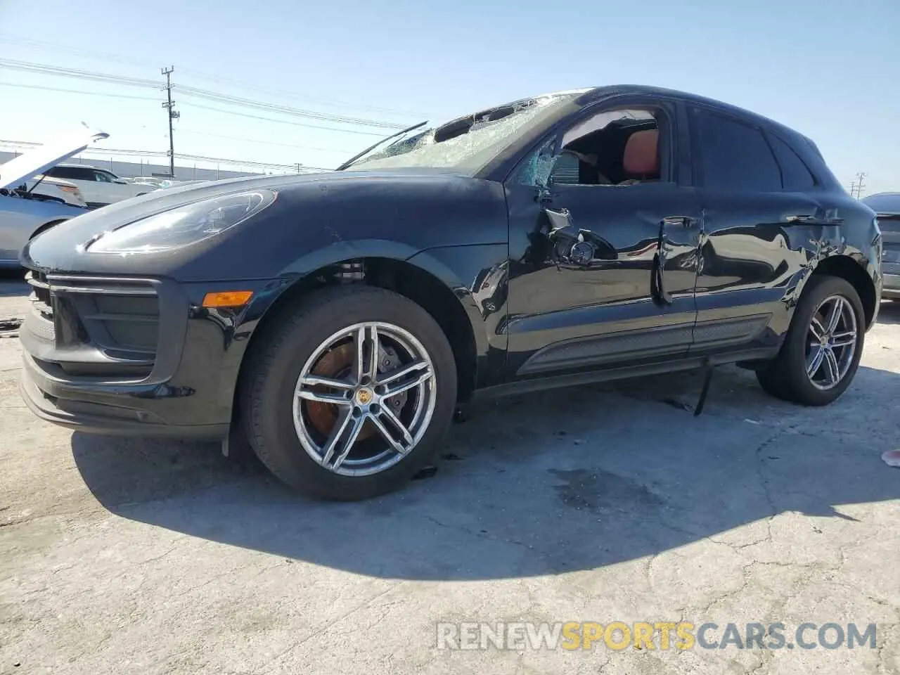 1 Photograph of a damaged car WP1AA2A50PLB01554 PORSCHE MACAN BASE 2023