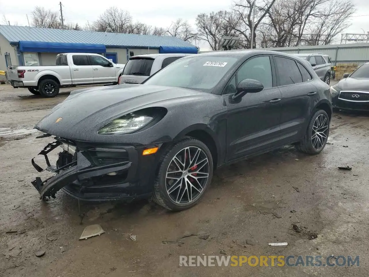 1 Photograph of a damaged car WP1AA2A52PLB07775 PORSCHE MACAN BASE 2023