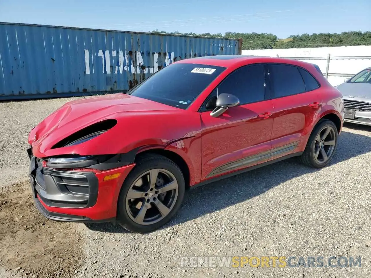 1 Photograph of a damaged car WP1AA2A53PLB21801 PORSCHE MACAN BASE 2023