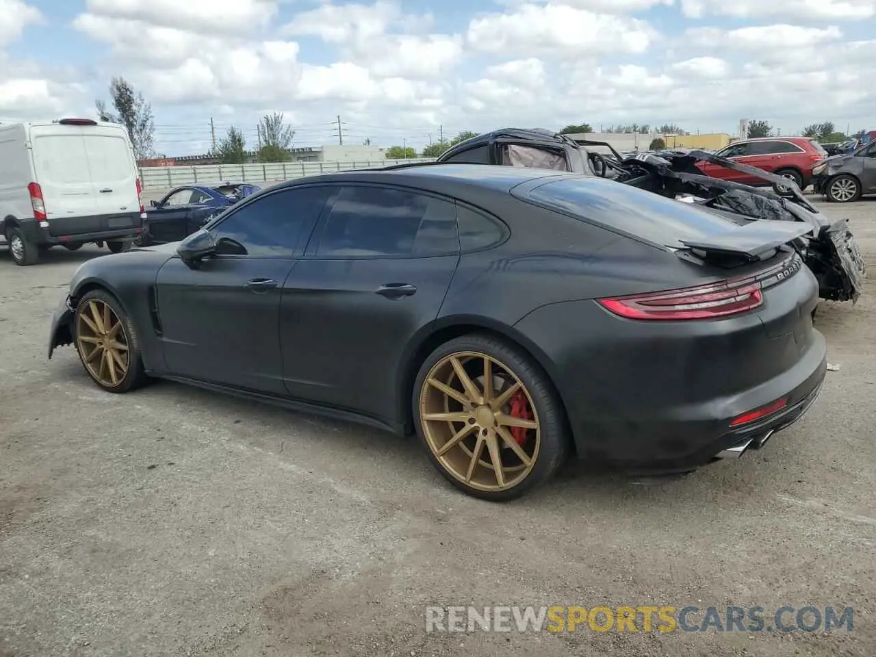 2 Photograph of a damaged car WP0AA2A70KL100609 PORSCHE PANAMERA 2019