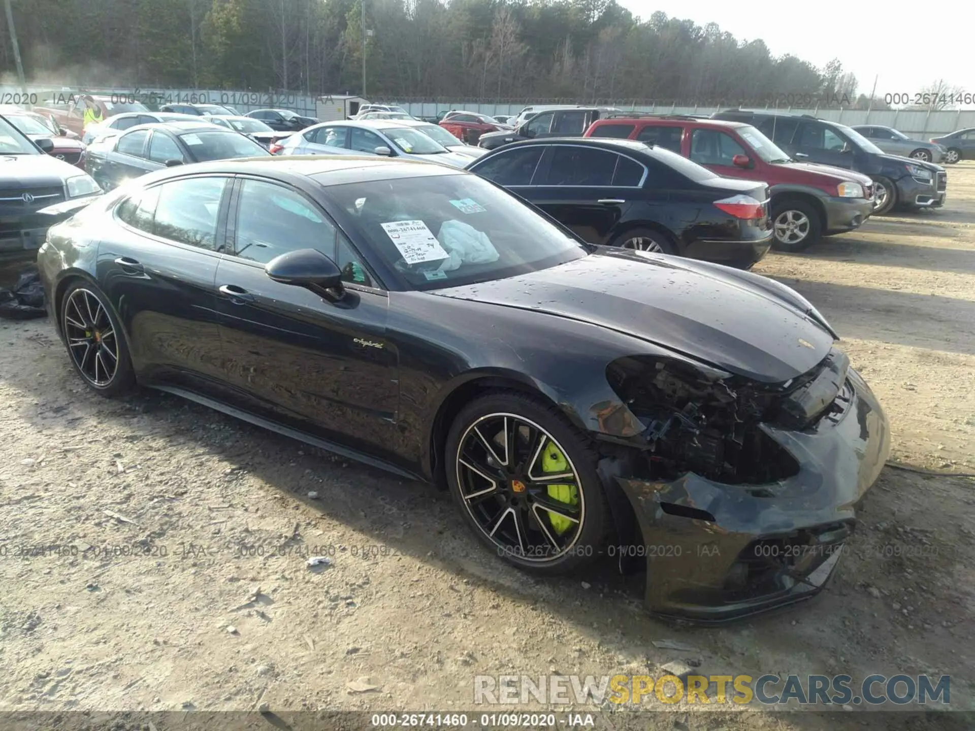 1 Фотография поврежденного автомобиля WP0AH2A70KL147280 PORSCHE PANAMERA 2019