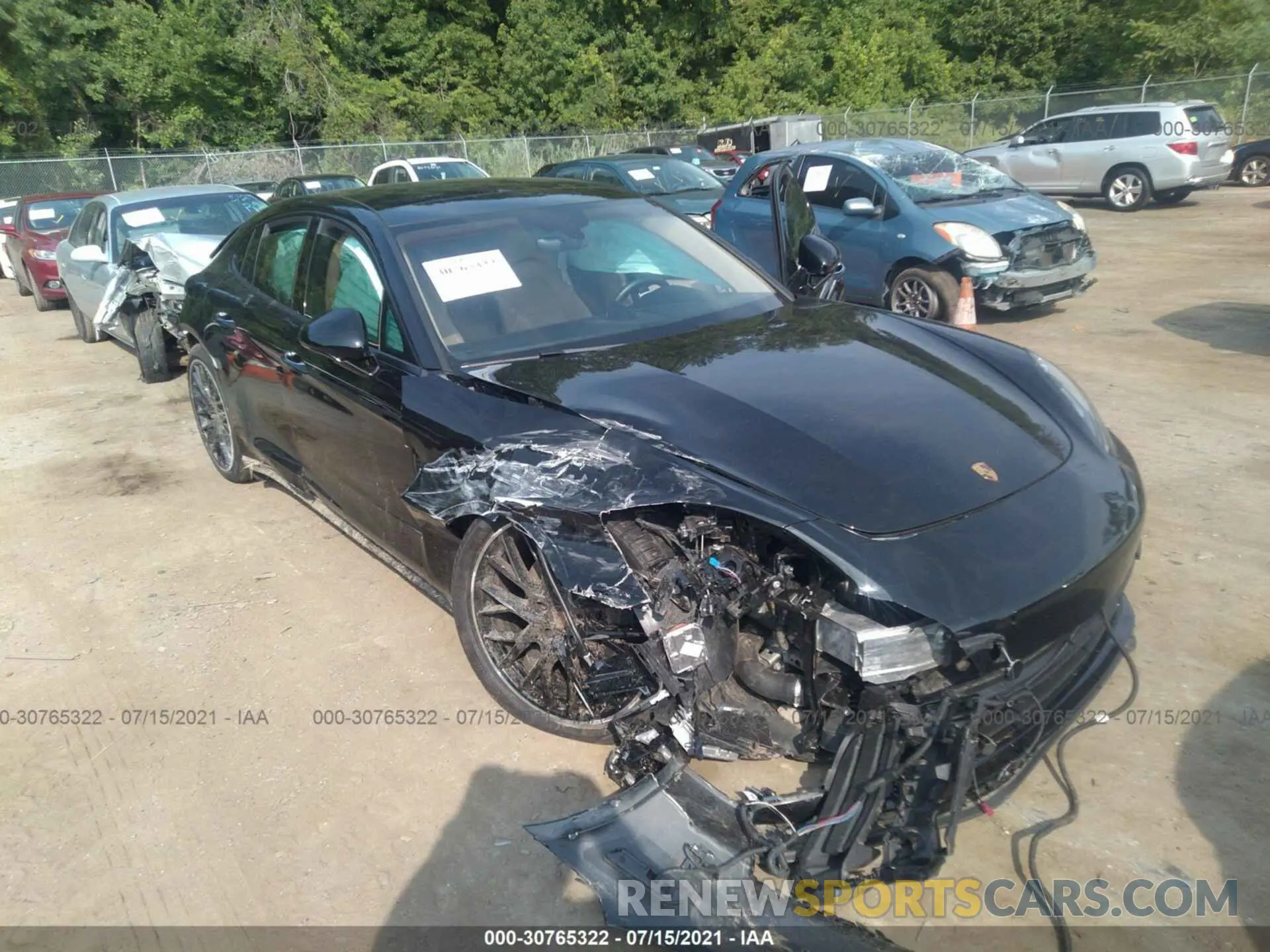 1 Фотография поврежденного автомобиля WP0AA2A70LL101714 PORSCHE PANAMERA 2020