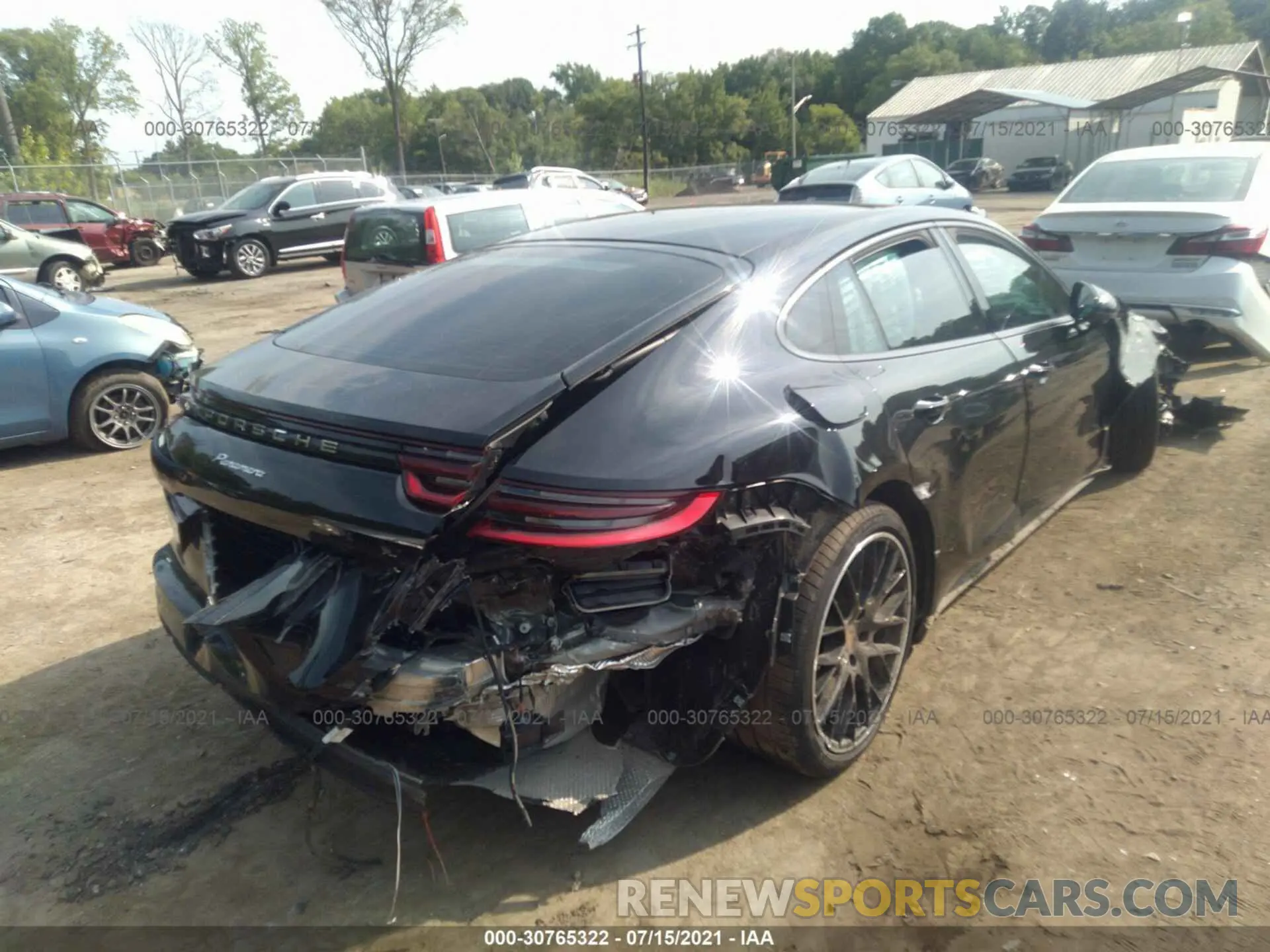 4 Фотография поврежденного автомобиля WP0AA2A70LL101714 PORSCHE PANAMERA 2020