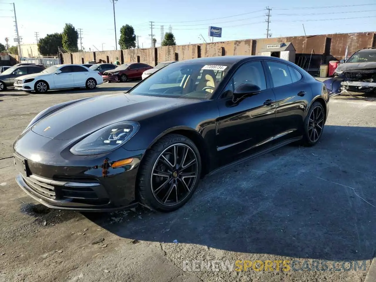 1 Фотография поврежденного автомобиля WP0AA2A72LL102086 PORSCHE PANAMERA 2020